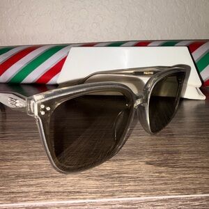 Gentle Monster Palette Transparent Gray/olive sunnies